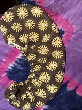 Sun bum and slow tide Brown & Yellow Printed Hair towel